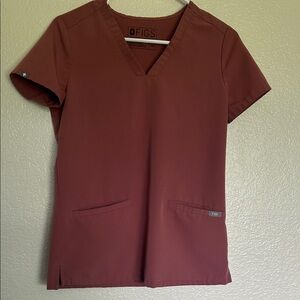 Mauve Figs Scrub Top